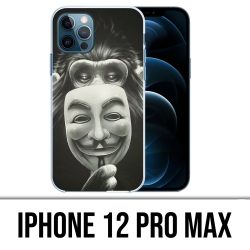 Coque iPhone 12 Pro Max - Singe Monkey Anonymous