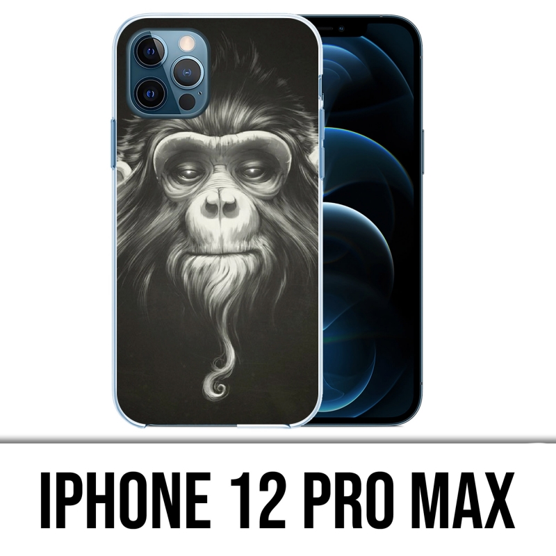 Coque iPhone 12 Pro Max - Singe Monkey