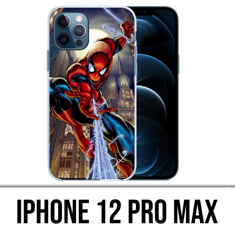 Funda Para iPhone 12 Pro Max - Spiderman Comics