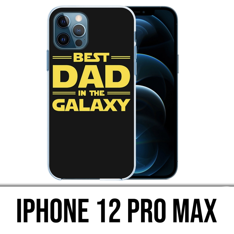 Coque iPhone 12 Pro Max - Star Wars Best Dad In The Galaxy