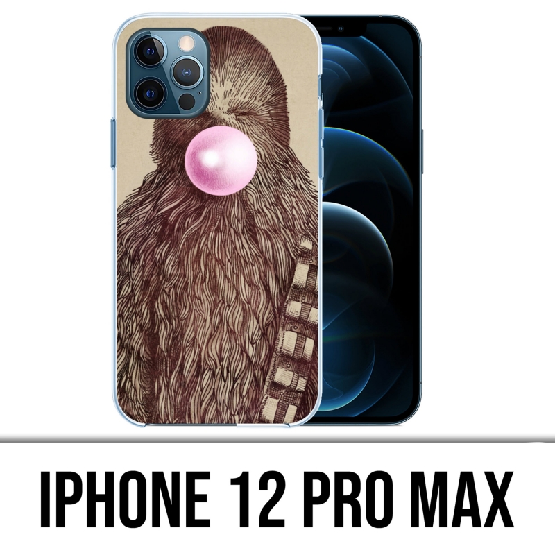 Custodia per iPhone 12 Pro Max - Chewbacca Chewing Gum Star Wars