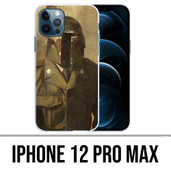 Funda para iPhone 12 Pro Max - Star Wars Vintage Boba Fett