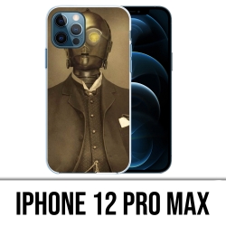 Custodia per iPhone 12 Pro Max - Star Wars Vintage C3Po