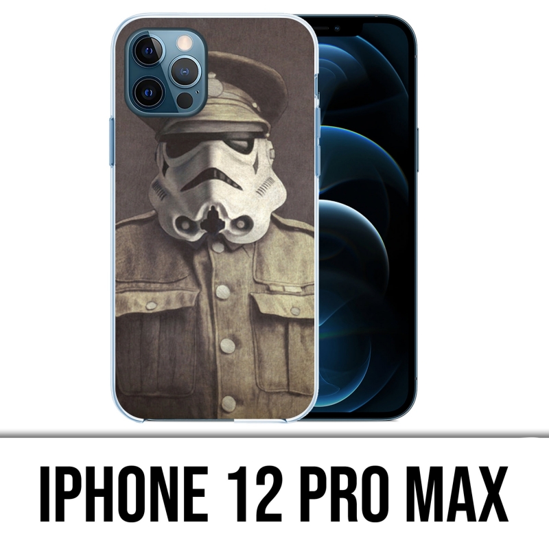 Coque iPhone 12 Pro Max - Star Wars Vintage Stromtrooper