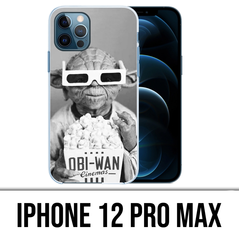 Custodia per iPhone 12 Pro Max - Star Wars Yoda Cinema
