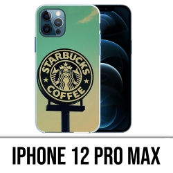 Coque iPhone 12 Pro Max - Starbucks Vintage
