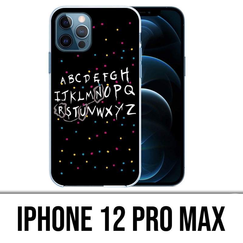 IPhone 12 Pro Max Case - Stranger Things Alphabet