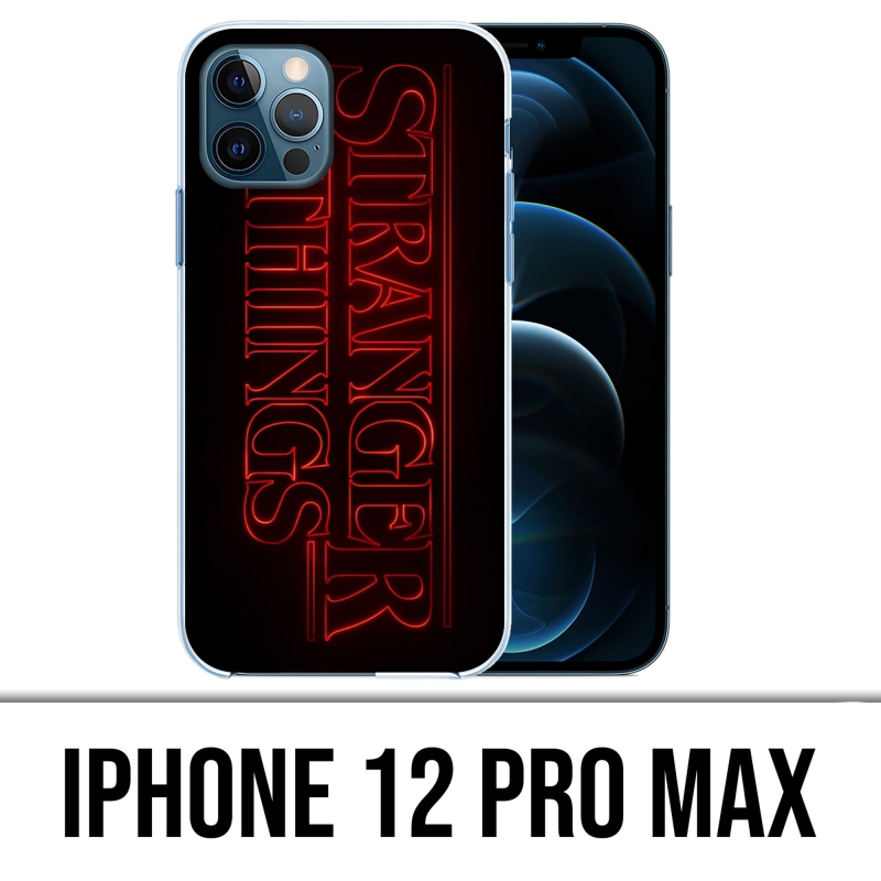 Custodia per iPhone 12 Pro Max - Stranger Things Logo