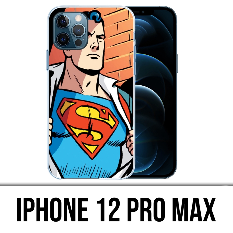 Carcasa para iPhone 12 Pro Max - Superman Comics