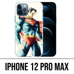 Coque iPhone 12 Pro Max - Superman Paintart