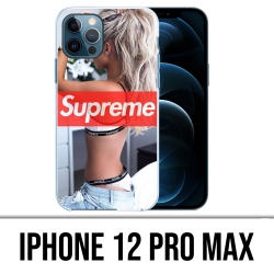 Coque iPhone 12 Pro Max - Supreme Girl Dos