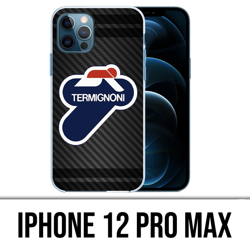 Coque iPhone 12 Pro Max - Termignoni Carbone