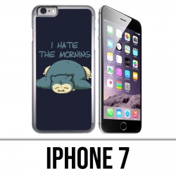 Funda iPhone 7 - Pokémon Ronflex Hate Morning