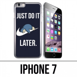 IPhone 7 case - Pokemon Ronflex Just Do It Later