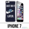 Coque iPhone 7 - Pokémon Ronflex Just Do It Later