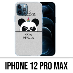 Coque iPhone 12 Pro Max - Unicorn Ninja Panda Licorne