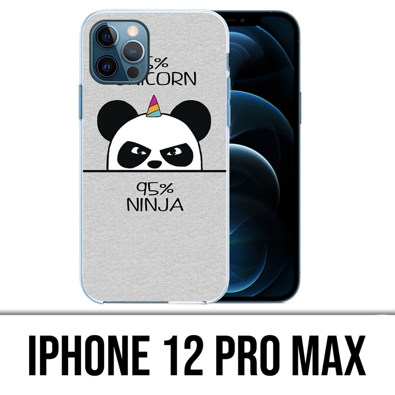 Custodia per iPhone 12 Pro Max - Unicorno Ninja Panda Unicorno
