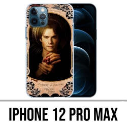 Coque iPhone 12 Pro Max - Vampire Diaries Damon