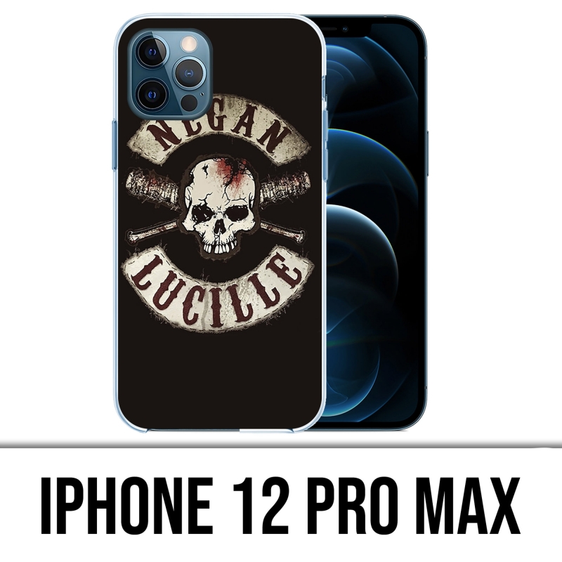 Coque iPhone 12 Pro Max - Walking Dead Logo Negan Lucille