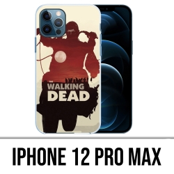 Coque iPhone 12 Pro Max - Walking Dead Moto Fanart