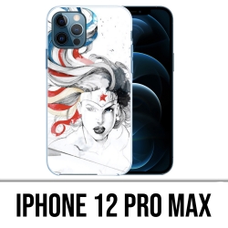 Coque iPhone 12 Pro Max - Wonder Woman Art