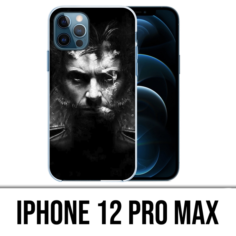 Coque iPhone 12 Pro Max - Xmen Wolverine Cigare