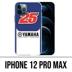Coque iPhone 12 Pro Max - Yamaha Racing 25 Vinales Motogp