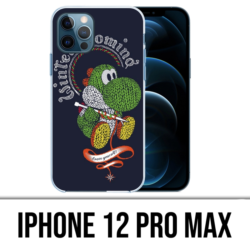 Coque iPhone 12 Pro Max - Yoshi Winter Is Coming
