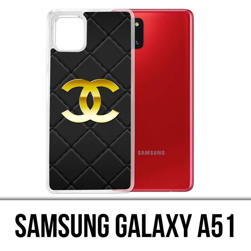 Coque Samsung Galaxy A51 - Chanel Logo Cuir