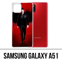 Funda Samsung Galaxy A51 - Lucifer Wings Wall
