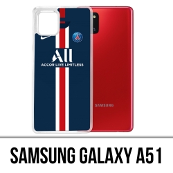 Custodia per Samsung Galaxy A51 - Maglia da calcio Psg 2020