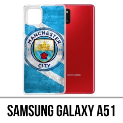 Samsung Galaxy A51 case - Manchester Football Grunge