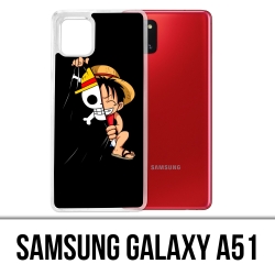 Samsung Galaxy A51 case - One Piece Baby Luffy Flag