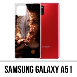 Coque Samsung Galaxy A51 - Plume Feu