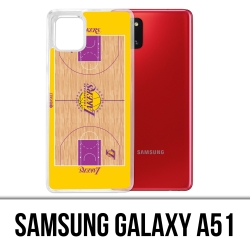 Coque Samsung Galaxy A51 - Terrain Besketball Lakers Nba