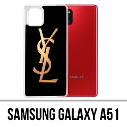 Custodia per Samsung Galaxy A51 - Ysl Yves Saint Laurent Gold Logo
