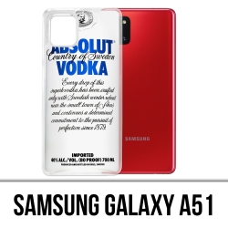 Custodia per Samsung Galaxy A51 - Absolut Vodka
