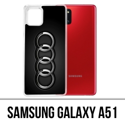 Custodia per Samsung Galaxy A51 - Audi Logo in metallo