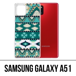 Samsung Galaxy A51 Case - Green Aztec