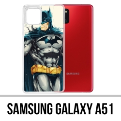 Custodia per Samsung Galaxy A51 - Vernice Batman Art