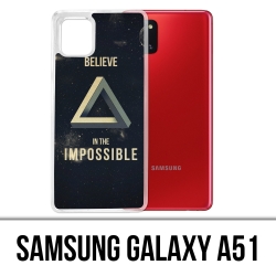 Samsung Galaxy A51 case - Believe Impossible