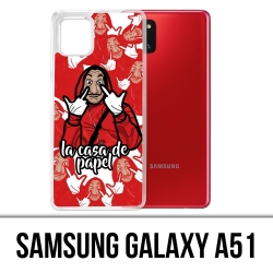 Funda Samsung Galaxy A51 - Dibujos animados Casa De Papel