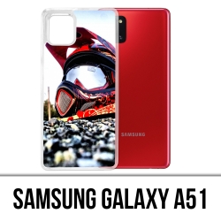 Samsung Galaxy A51 Case - Moto Cross Helm