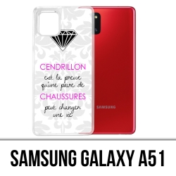 Coque Samsung Galaxy A51 - Cendrillon Citation
