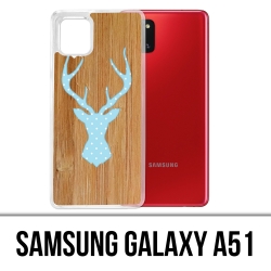 Custodia per Samsung Galaxy A51 - Cervo Wood Bird