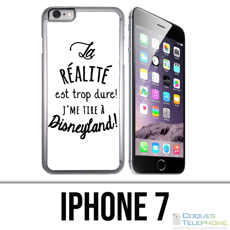 Funda iPhone 7 - La realidad es demasiado dura Disparo en Disneyland