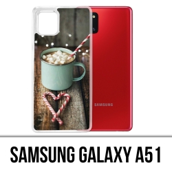Coque Samsung Galaxy A51 - Chocolat Chaud Marshmallow