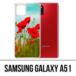 Samsung Galaxy A51 case - Poppies 2