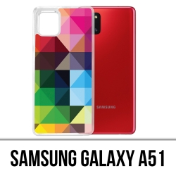 Coque Samsung Galaxy A51 - Cubes-Multicolores