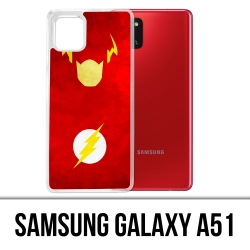 Coque Samsung Galaxy A51 - Dc Comics Flash Art Design